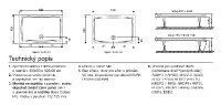 Ravak Galaxy sprchová vanička Gigant Pro Flat 100x80 bílá XA03A411010